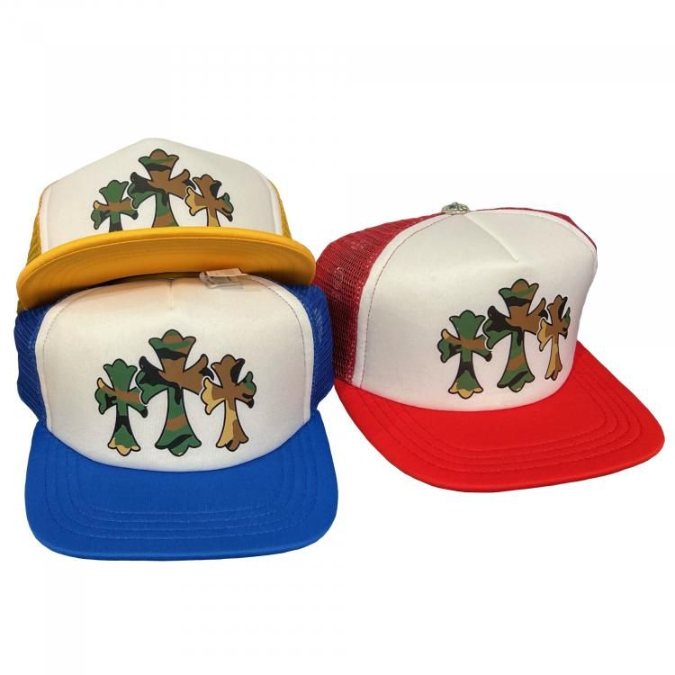 クロムハーツ CHROME HEARTS クロスプリントキャップ Trucker Hat