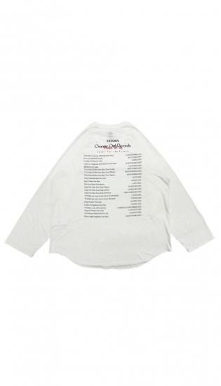 TETORA x DAIRIKUコラボ TETORA Tour Raglan Tee (ホワイト) - THE