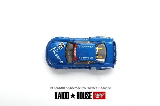 KAIDO☆HOUSE x MINI GT 1/64 Nissan Skyline GT-R (R34) Kaido Works