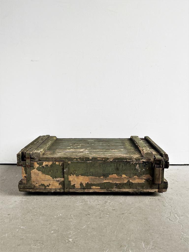 1980's ヴィンテージ ミリタリー アモボックス / 弾薬箱