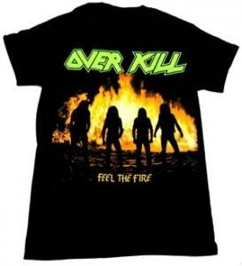 OVERKILL「FEEL THE FIRE」Tシャツ - バンドTシャツ SHOP NO-REMORSE