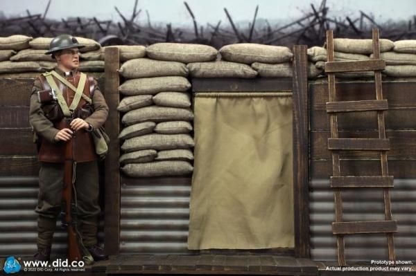 送料無料 1/6 DID E60064 WW1 Trench Diorama Set B 第一次世界大戦