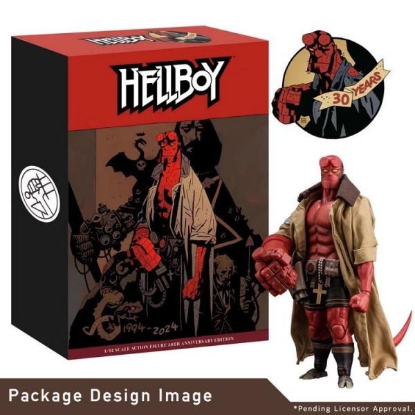 予約 送料無料 1/12 1000TOYS ヘルボーイ Hellboy 30周年記念限定版