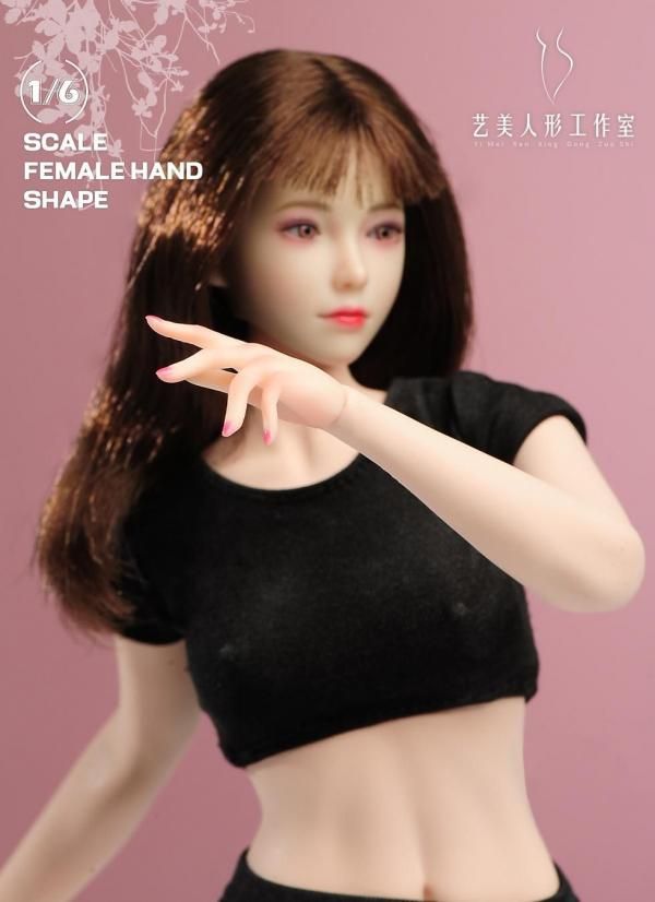 送料無料 1/6 YIMEI TBLeague ANT等美人女性素体ボディに適合 ハンド