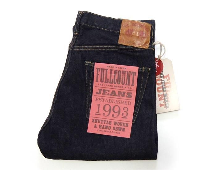 フルカウント FULL COUNT[1108XX]15.5oz ニューストレート デニム NEW