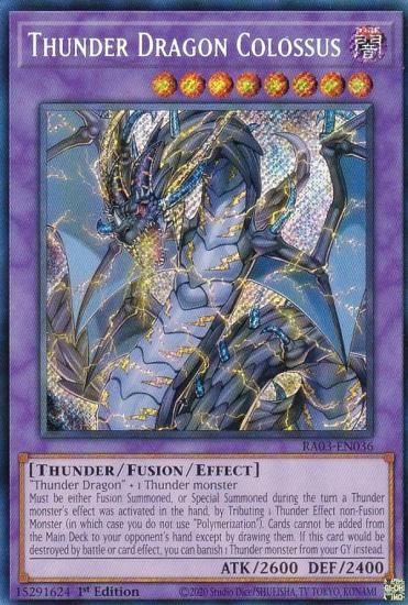 遊戯王 RA03-EN036 超雷龍－サンダー・ドラゴン (英語版 1st Edition