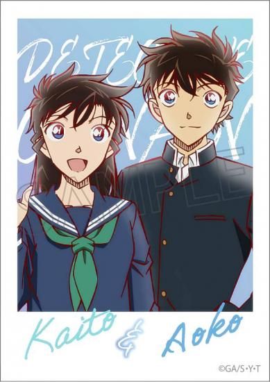 中森青子＆黒羽快斗】名探偵コナン ツインブロマイド - トレカ&ホビー