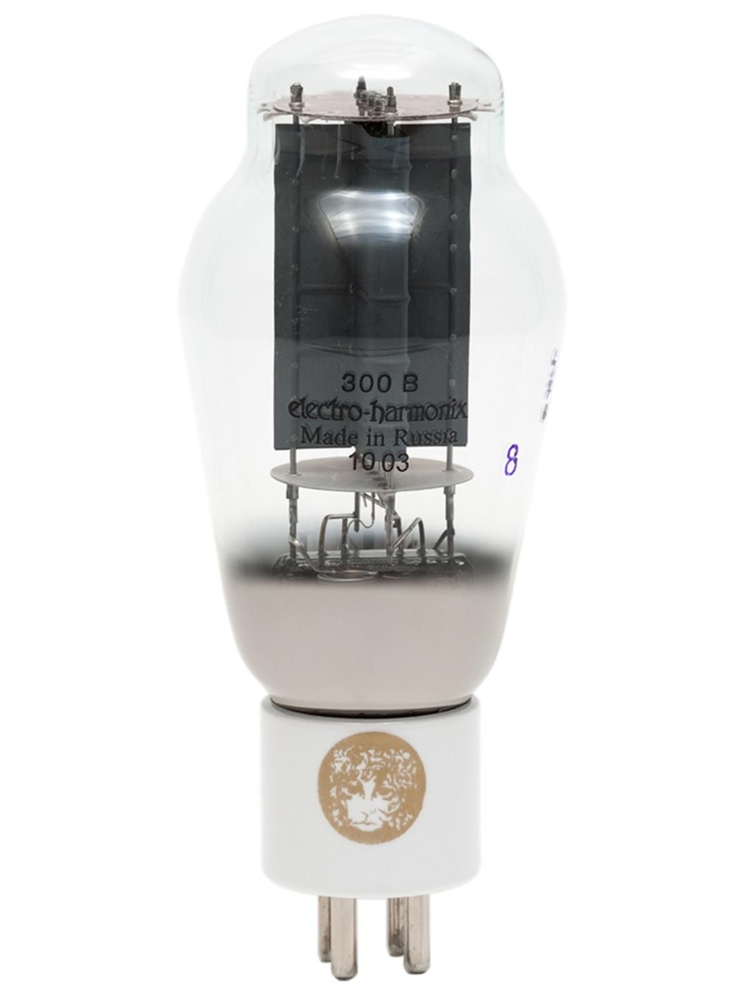 金グリッド”300B真空管 ZX-300B 真空管陽極金グリッドドロップ