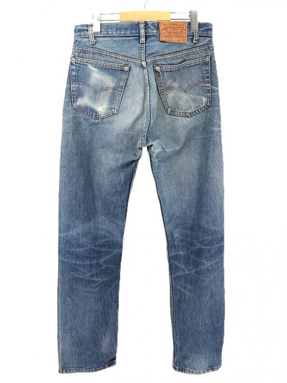 古着 80's USA製 Levi's リーバイス 501 ヒゲ ハチノス ジーンズ