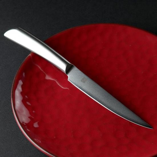 濃州正宗作 | オールステンレス ダマスカス ステーキナイフ - 京都匙亀