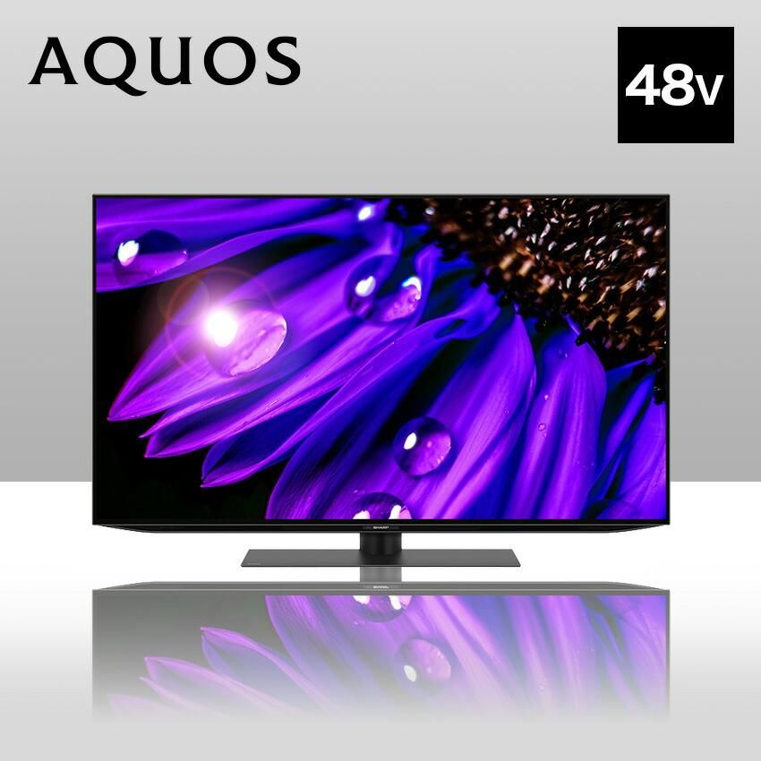 4T-C48EQ2 シャープ アクオス 4K 有機ELテレビ 48インチ 48型 - LIFE