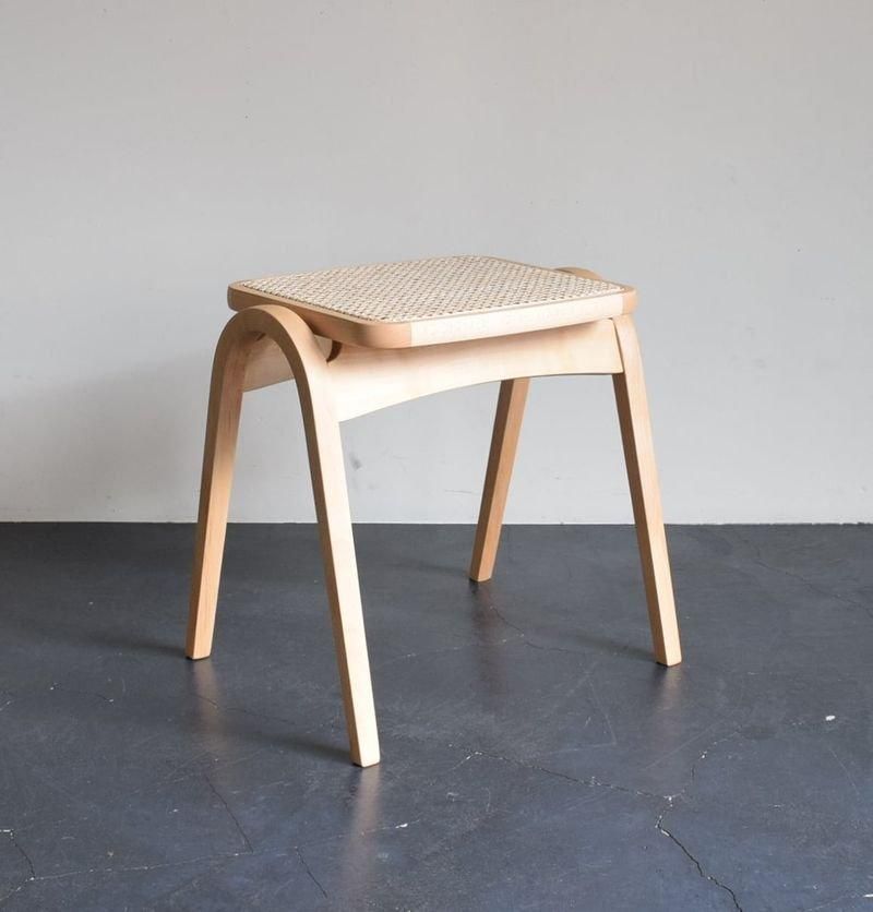 NO.202スツール | 藤座面/オイル塗装 別注タイプ | VOGUE JAPAN掲載