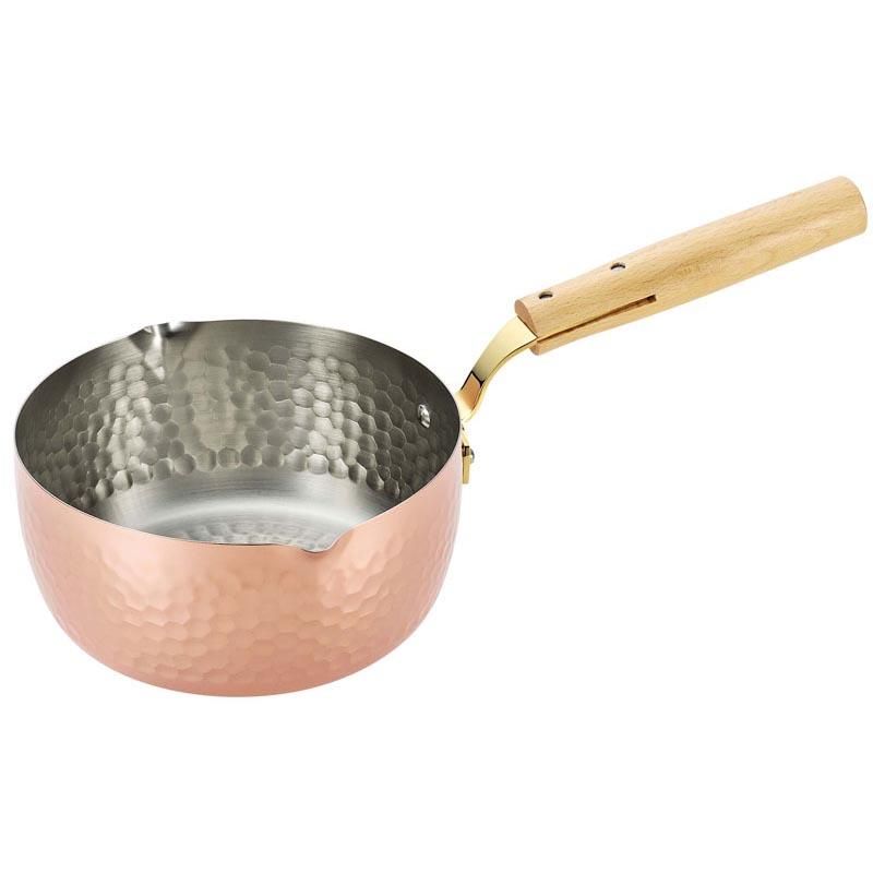 食楽工房】純銅製 雪平鍋 | 素早く均一に熱を伝え、芯までしっかり火を