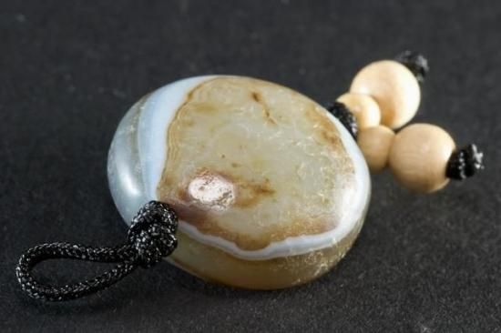 チベット正統高級板眼天珠 Sm-板-26-1 - shanballa