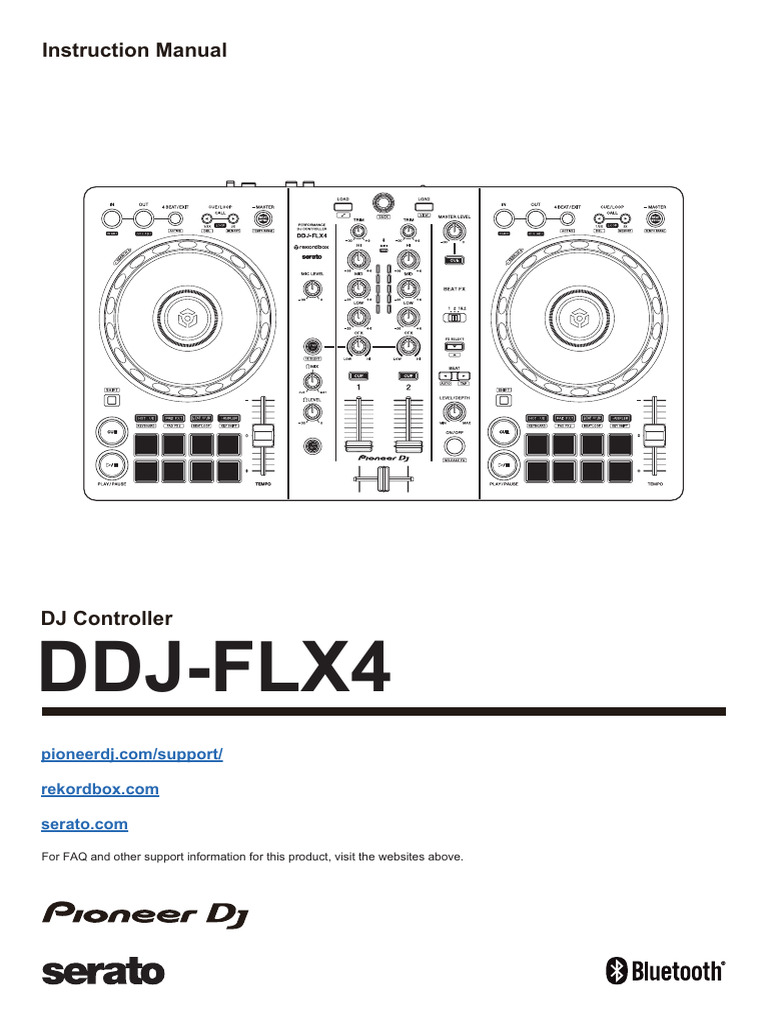 Pioneer DJ DDJ FLX4 User Manual | PDF | Ios | Usb