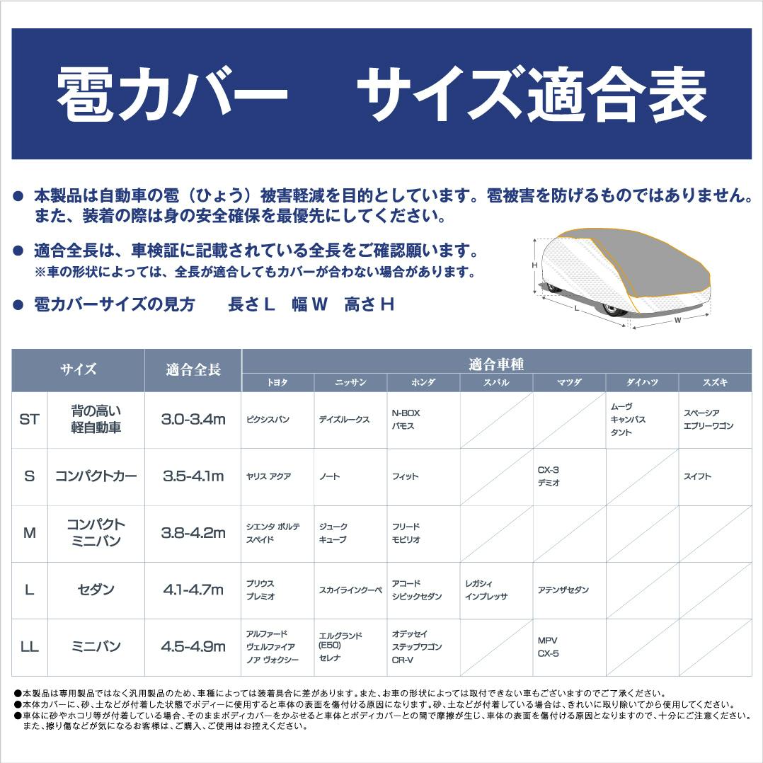 雹の被害が少しでも軽減できればとの思いで作ったカバー【コンパクト