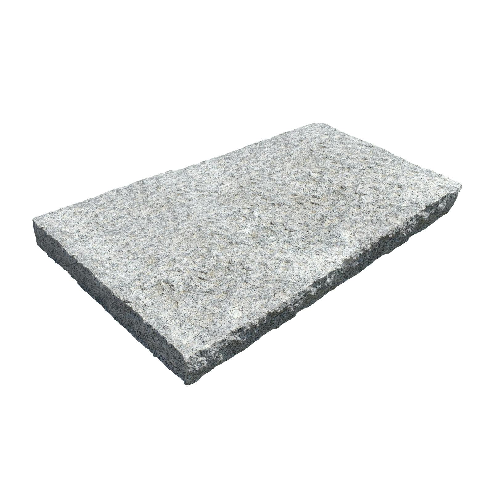 TAIKOH 敷石 白御影 30×60×5cm 天面ノミキリ 側面割肌 底面切削 中国