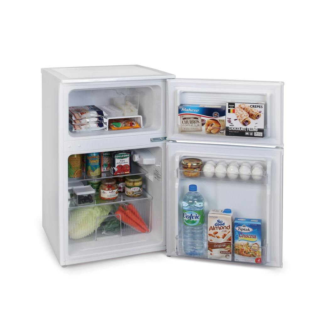 アイリスオーヤマ 冷凍冷蔵庫90L IRSD-9B-W ホワイト 冷蔵庫 中容量