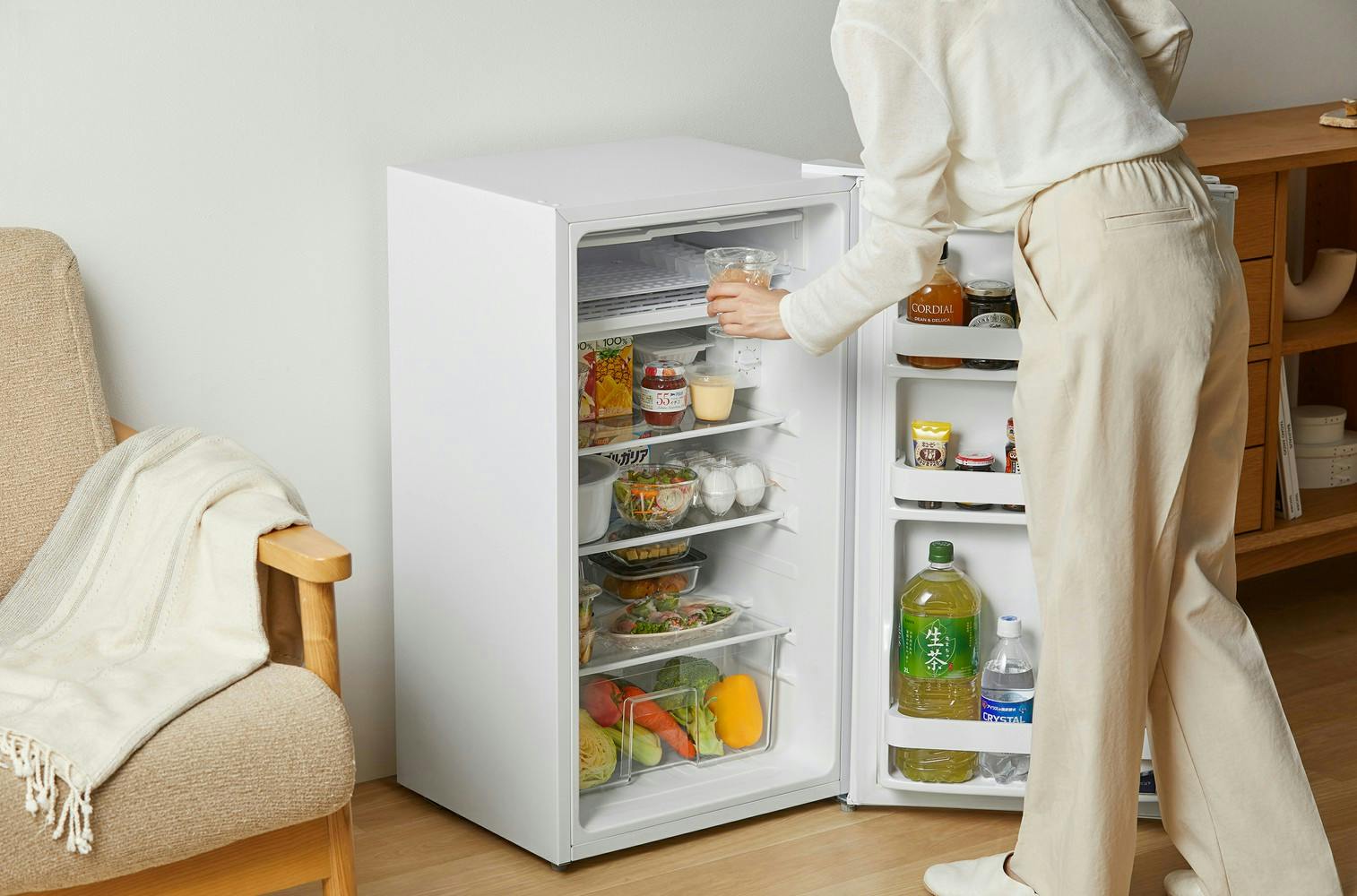 アイリスオーヤマ 冷蔵庫 93L ホワイト セカンド冷蔵庫 省エネ
