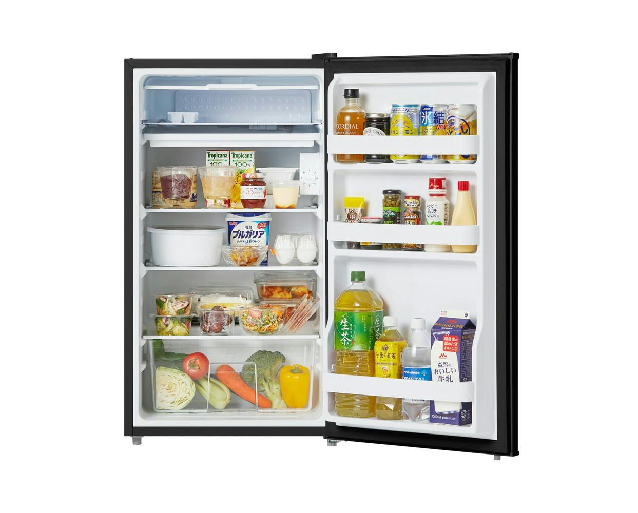 アイリスオーヤマ 冷蔵庫 93L ブラック セカンド冷蔵庫 省エネ