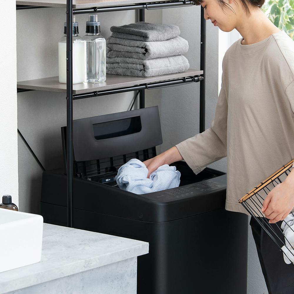 大阪京都限定 2024年製 アイリスオーヤマ 縦型自動洗濯機 IAW-T504