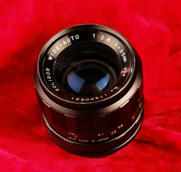 SOLIGOR 35mm f2.8 WIDE ANGLE Screw-Mount m42 LENS | eBay