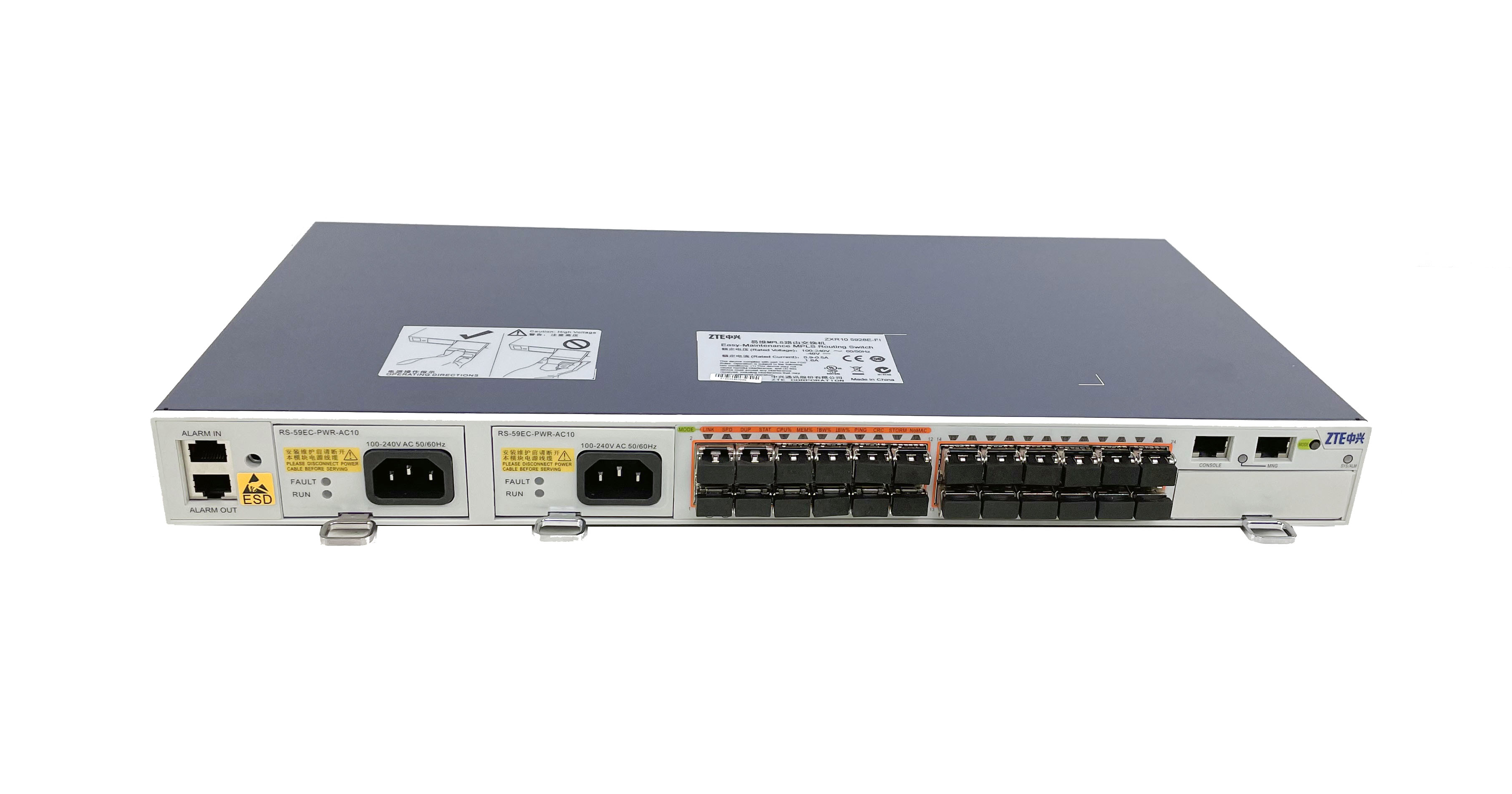 ZTE ZXR10 5928E-FI Easy-Maintenance MPLS Routing Switch | eBay