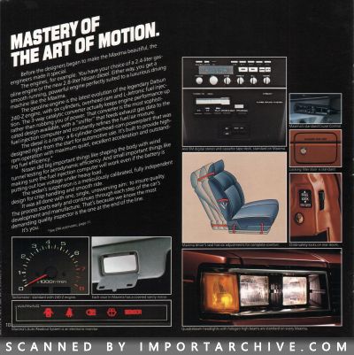 1981 Datsun 810 Brochure (Late Version w/ Diesel) - ImportArchive