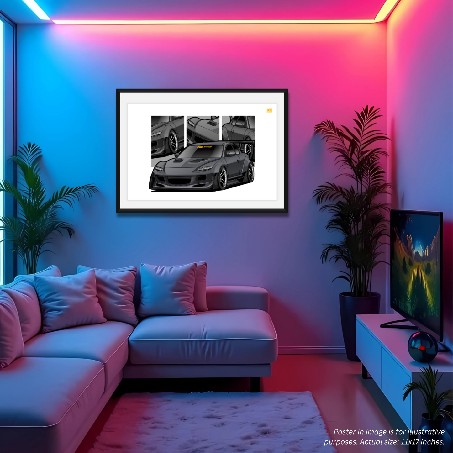 Mazda RX-8 Street Racer Poster – Kansei Street Collection | Import