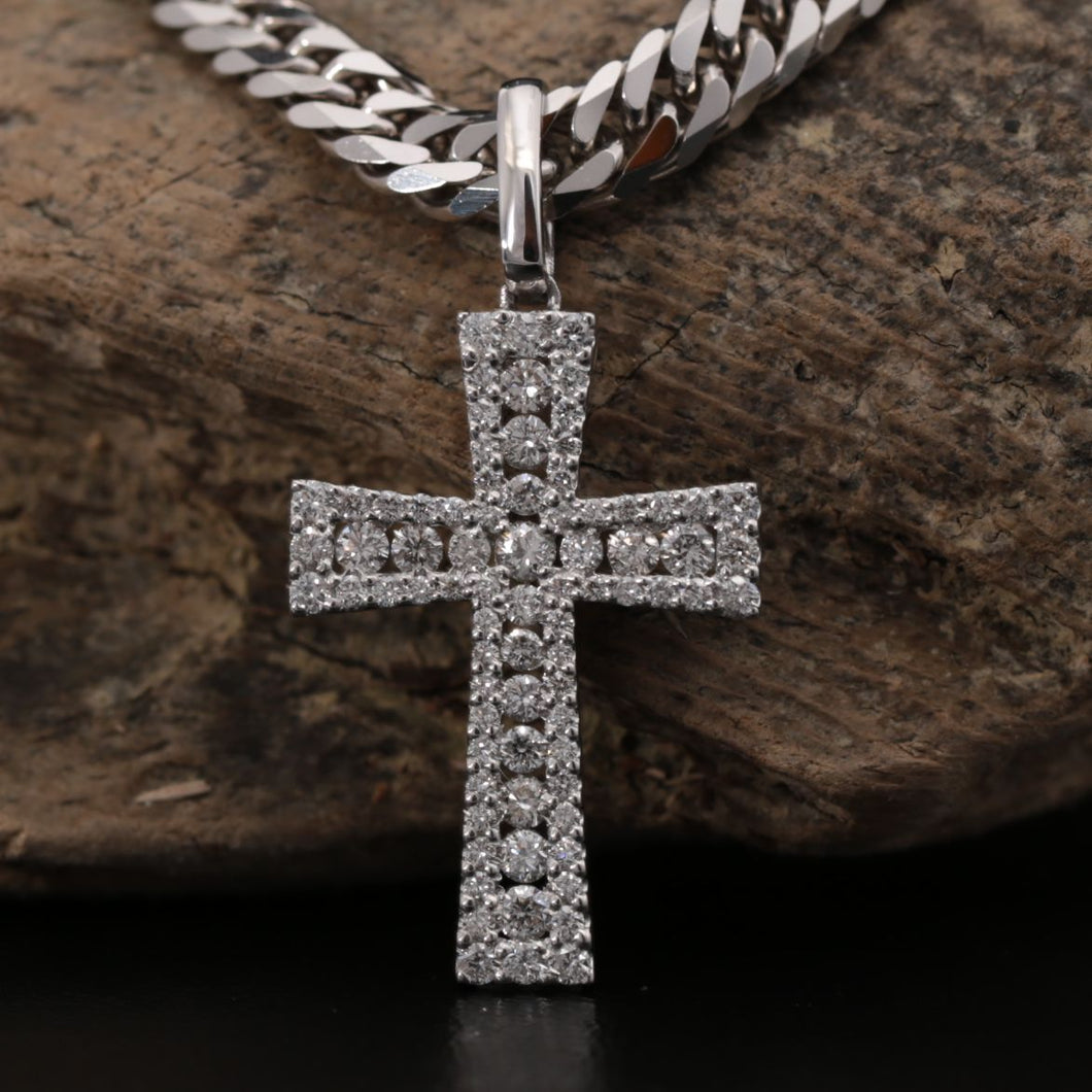 Pt900 ダイヤモンド クロスペンダント 1.00ct プラチナ900 – 宝石