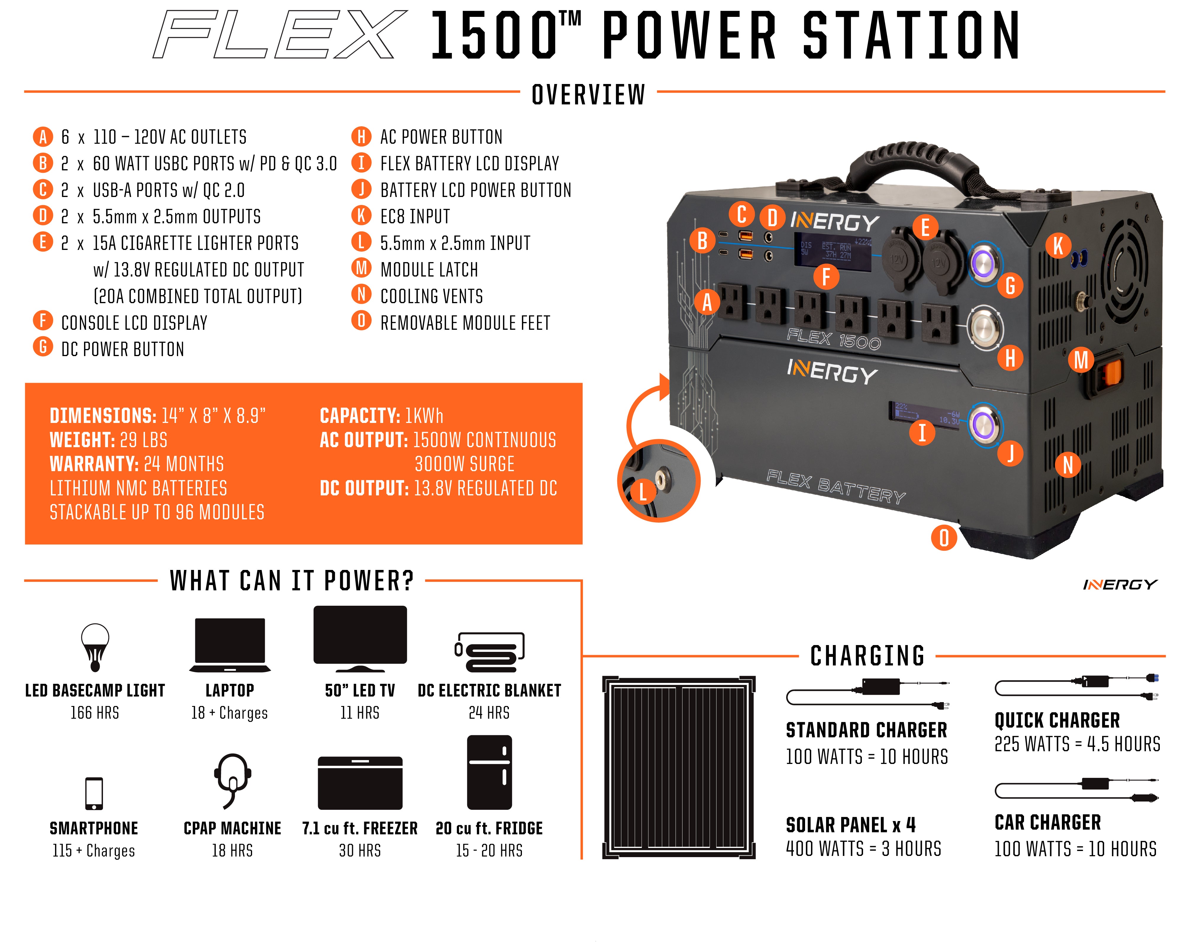 Flex 1500 Power Station - Inergy