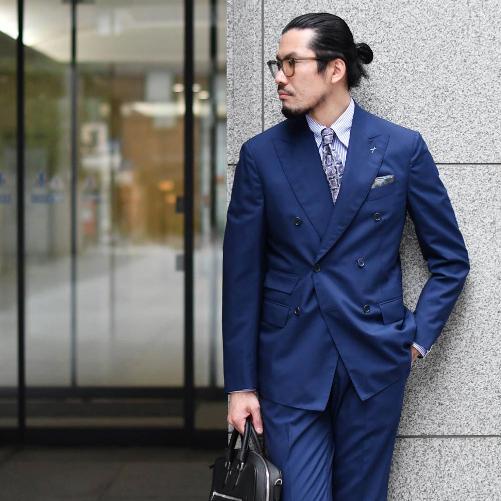 夏こそスーツはダブルでクラシックに！！De Petrillo【デ ペトリロ