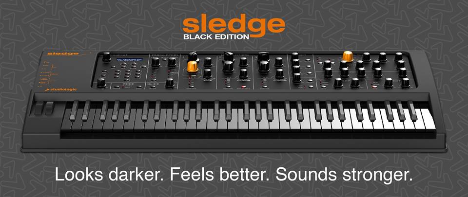 Sledge Black Edition 登場！黄色いシンセでお馴染みのStudiologic