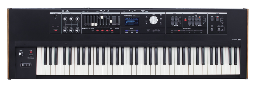 Roland VR-730 ウォーターフォール 73 鍵搭載のコンボキーボード登場