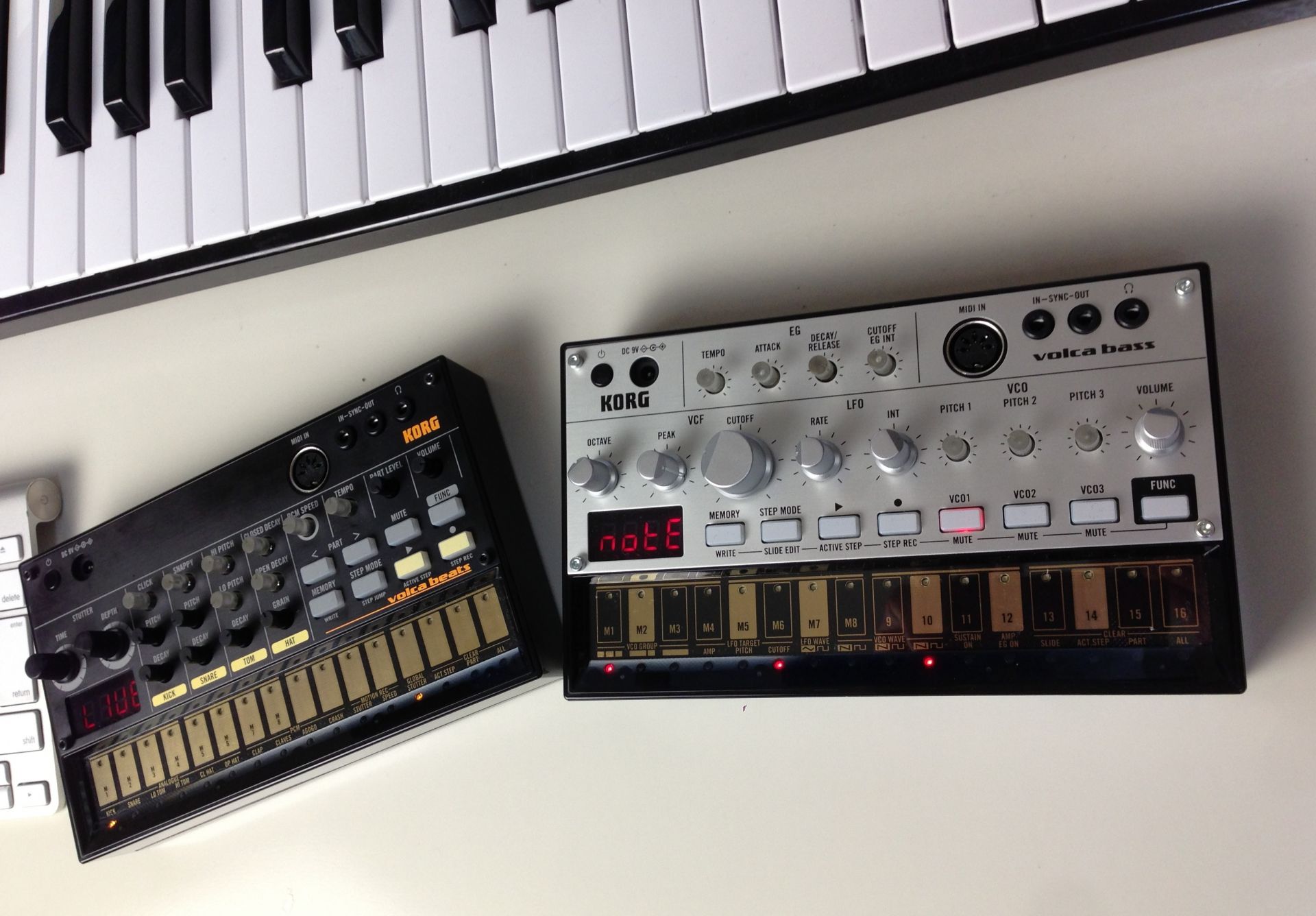 Korgのアナログガジェット「volca beats」「volca bass」を試してみた