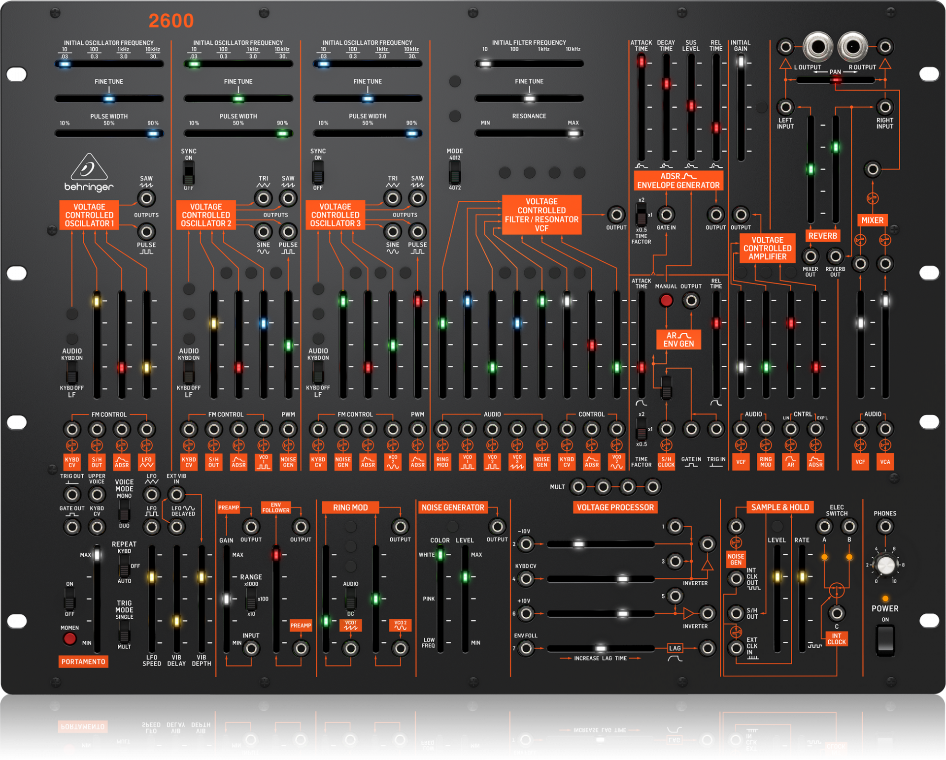 Behringer 2600 | 銘機 ARP2600 のリプロダクト Blue Marvin / Gray
