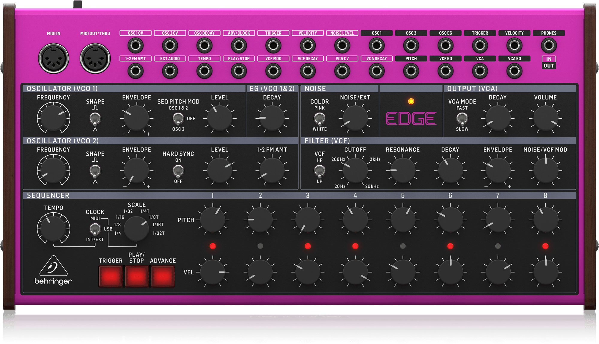 Behringer EDGE | セミモジュラー・パーカッション・シンセサイザー
