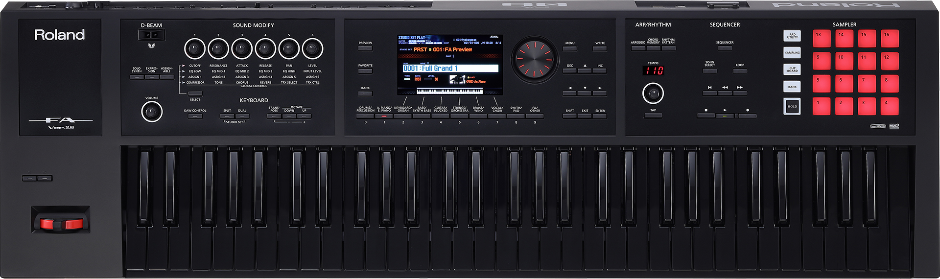 数量限定カラー】FA-06 と JUNO-DS にオールブラックモデルが限定発売