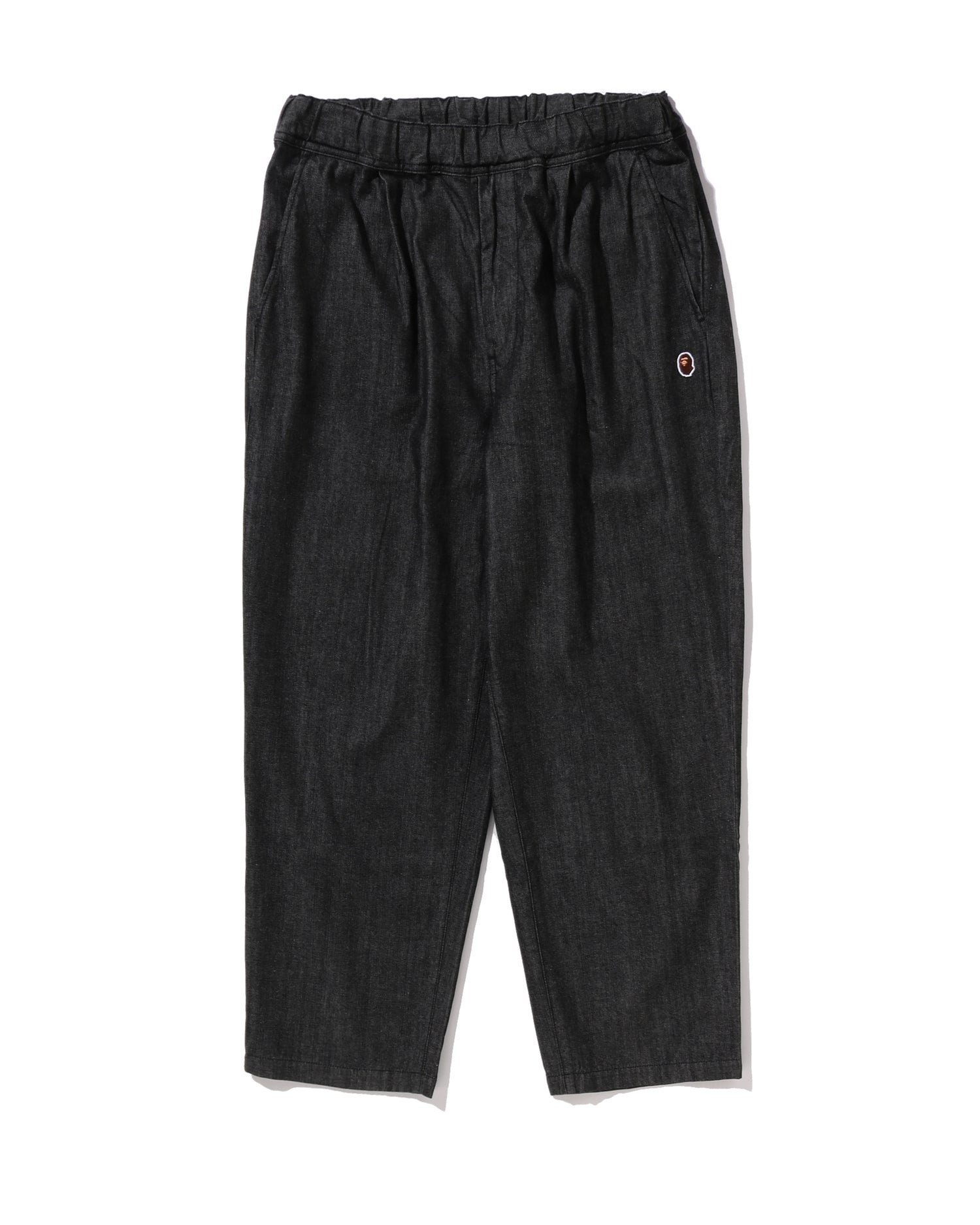 A BATHING APE® One Point 1 Pleat Elasticated Denim Pants | Bape