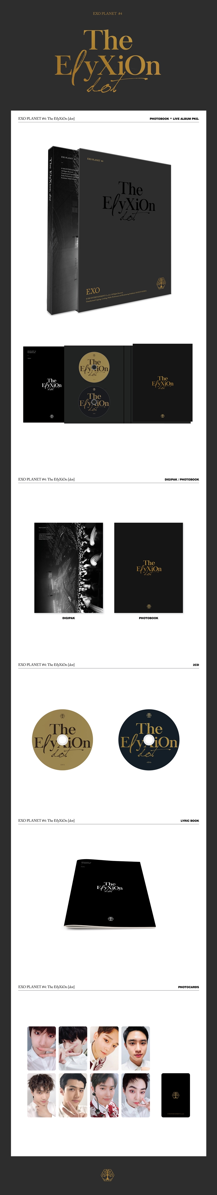 EXO - EXO PLANET #4 -The ElXiOn [dot] Concert Photo book & Live