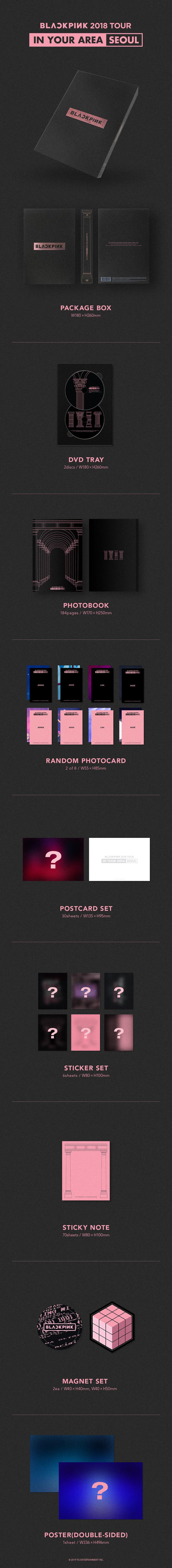 BLACKPINK - 2018 TOUR [IN YOUR AREA] SEOUL DVD + Pre-order Gift