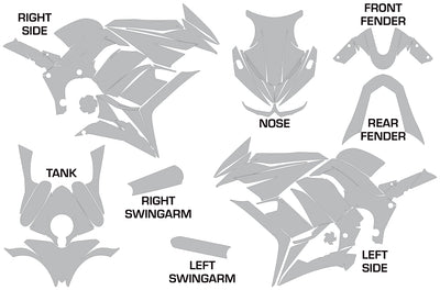 Kawasaki Ninja ZX1000 Graphics '10-'13 - Invision Artworks