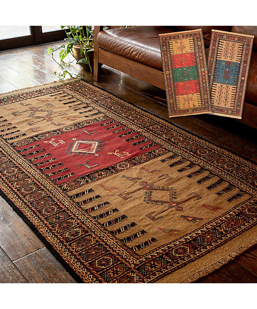 ☆ペルシャ絨毯 手織りキリム ラグSサイズ1 | 三越伊勢丹オンライン