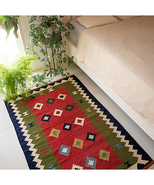 ☆ペルシャ手織りキリム ラグSサイズ 4 | 三越伊勢丹オンライン