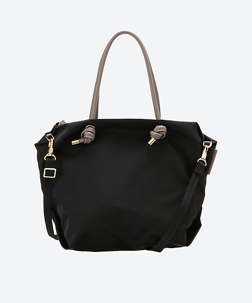 ノットハンドルナイロントートMLサイズ BIANCA／V―2204