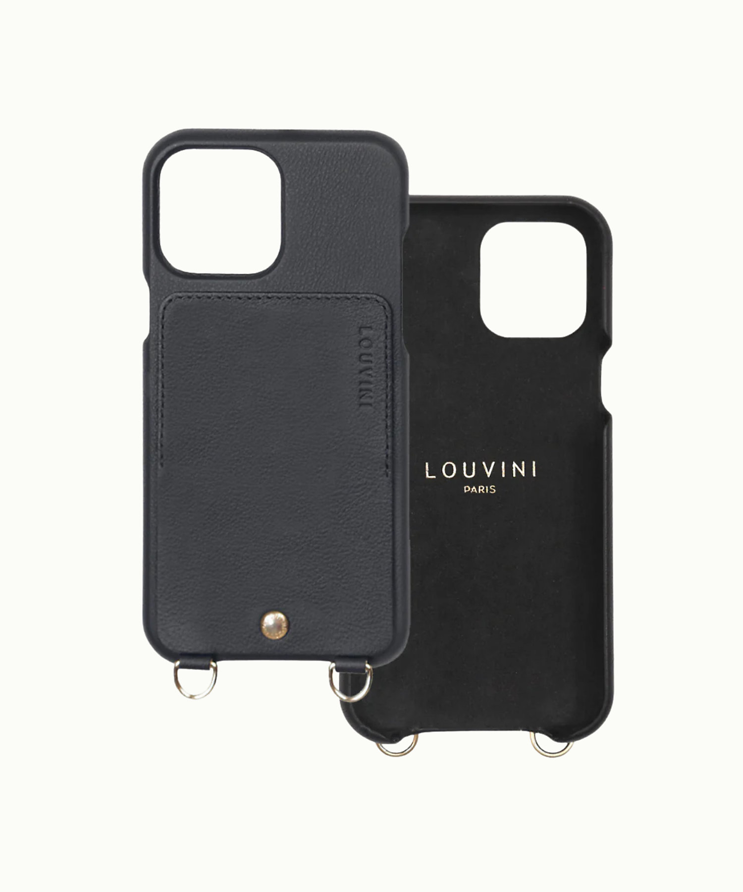 ☆スマートフォンケース LOU BLACK | Louvini Paris/ルヴィニ