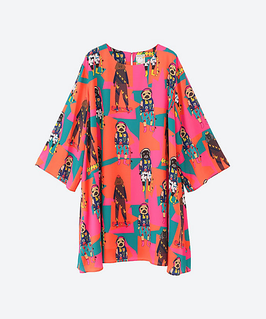 Aラインワンピース プラスサイズ | mannine (Women/大きいサイズ