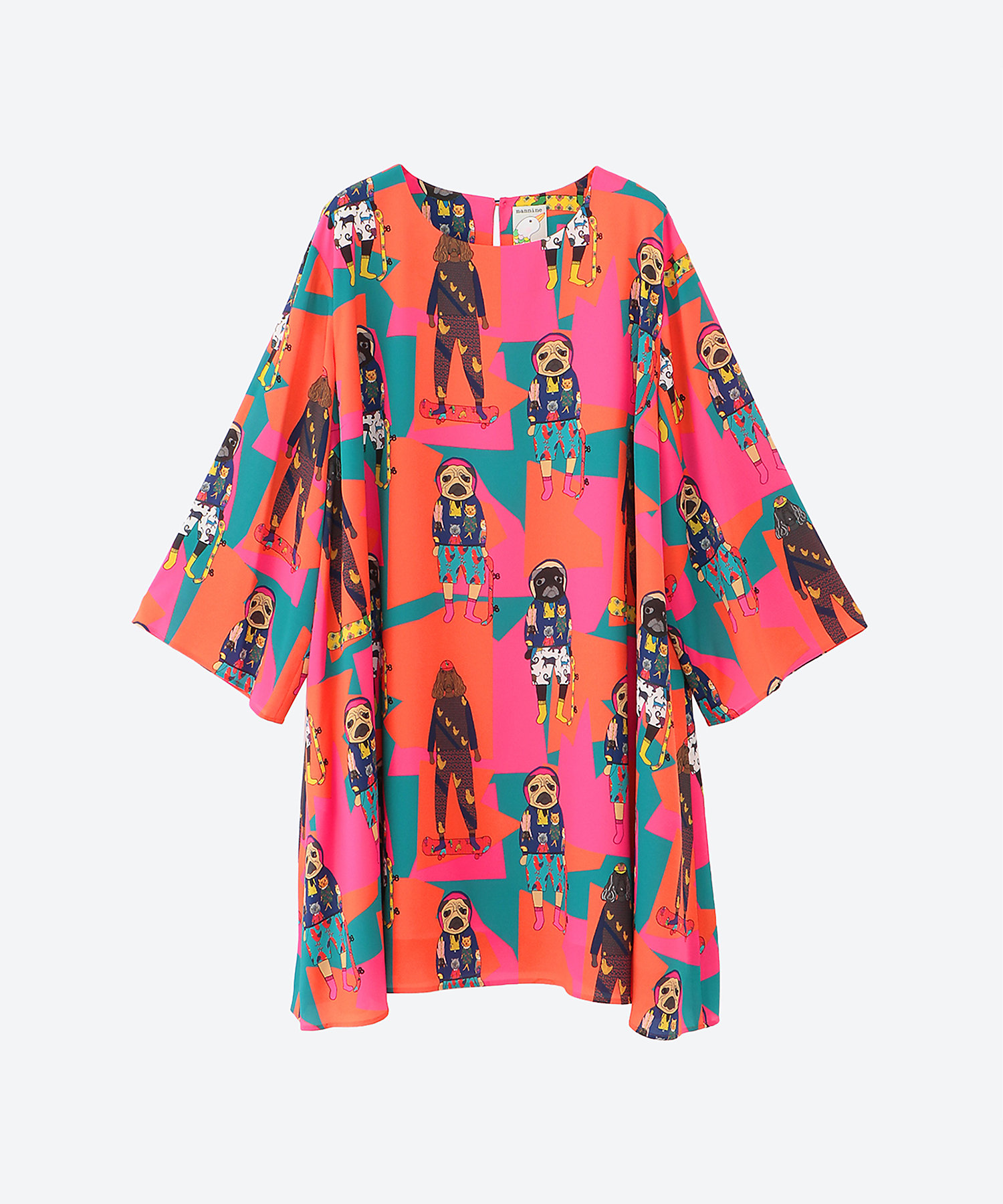 Aラインワンピース プラスサイズ | mannine (Women/大きいサイズ