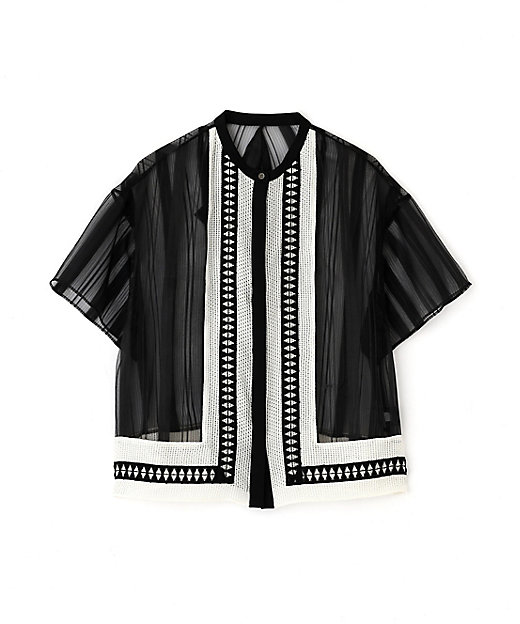 ◇シアーストライプブラウス（5315210719） | ADORE (Women