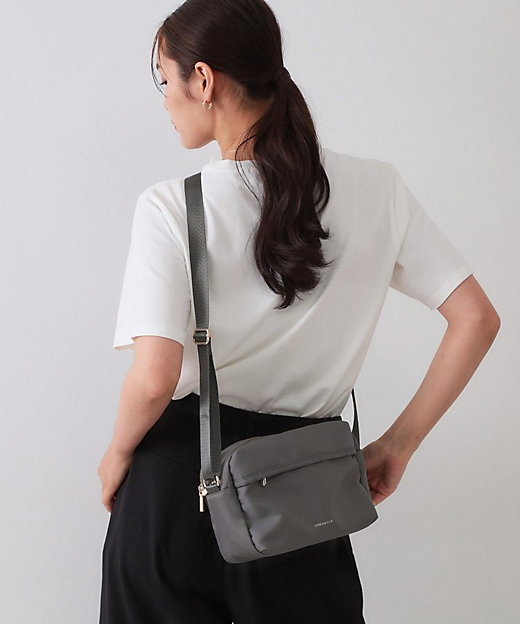 軽量／撥水加工／多ポケット】ツイルピジョンミニショルダーバッグ